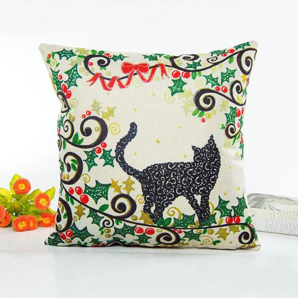 Christmas Cat  Pillow